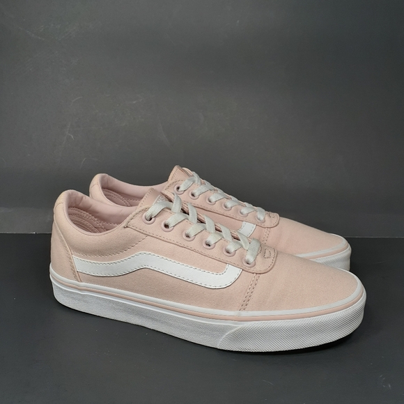 vans pink and white or gray and teal